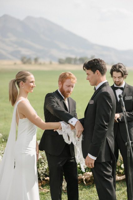 Nature inspired outdoor montana wedding